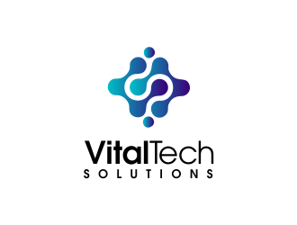 VITAL Tech Solutions logo design by JessicaLopes
