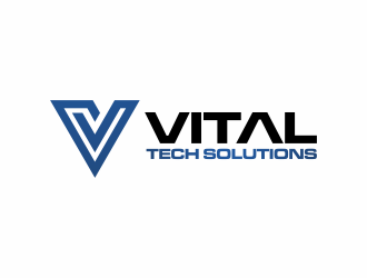 VITAL Tech Solutions logo design by hopee