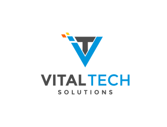 VITAL Tech Solutions logo design by senandung