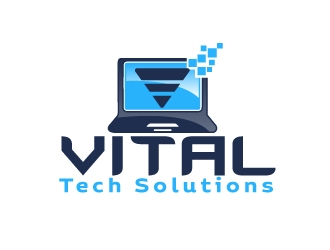 VITAL Tech Solutions logo design by AamirKhan
