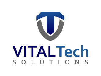 VITAL Tech Solutions logo design by cintoko