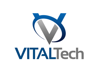 VITAL Tech Solutions logo design by kunejo