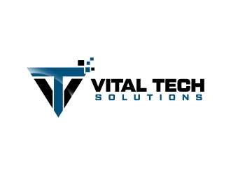 VITAL Tech Solutions logo design by Erasedink