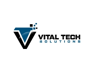 VITAL Tech Solutions logo design by Erasedink