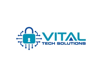 VITAL Tech Solutions logo design by LogOExperT