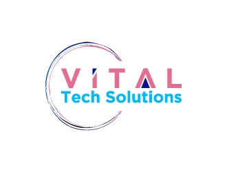 VITAL Tech Solutions logo design by aryamaity