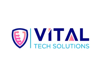 VITAL Tech Solutions logo design by aryamaity