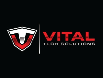 VITAL Tech Solutions logo design by sanworks