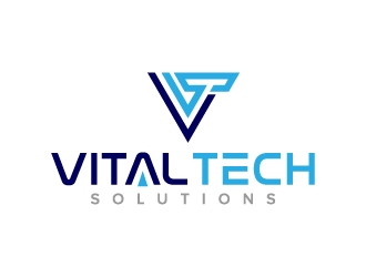 VITAL Tech Solutions logo design by jaize