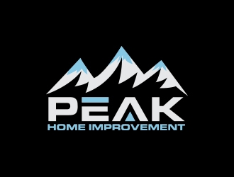 Peak Home Improvement logo design by MarkindDesign