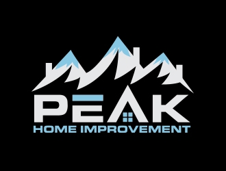 Peak Home Improvement logo design by MarkindDesign