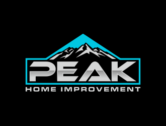 Peak Home Improvement logo design by Mahrein