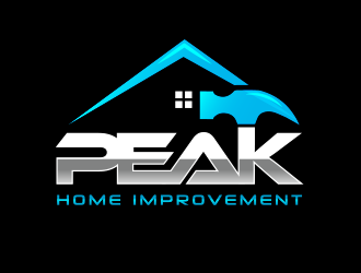 Peak Home Improvement logo design by BeDesign