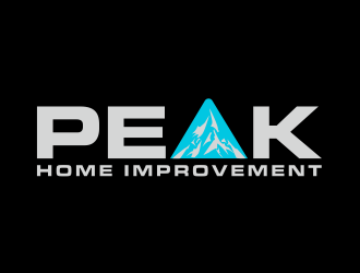 Peak Home Improvement logo design by Mahrein
