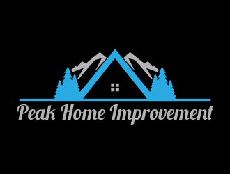 Peak Home Improvement logo design by Gwerth