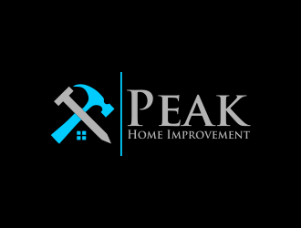 Peak Home Improvement logo design by Gwerth
