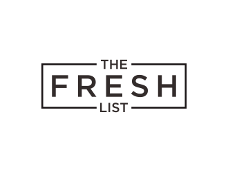 The Fresh List logo design by BlessedArt
