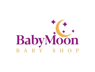 BabyMoon Baby Shop logo design by aryamaity