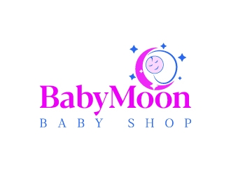 BabyMoon Baby Shop logo design by aryamaity