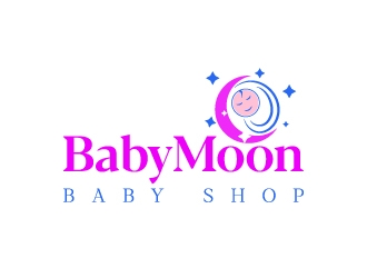 BabyMoon Baby Shop logo design by aryamaity