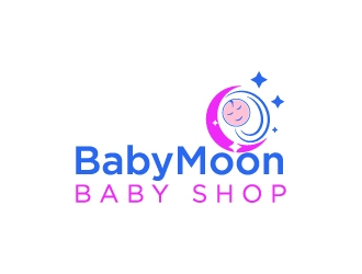 BabyMoon Baby Shop logo design by aryamaity