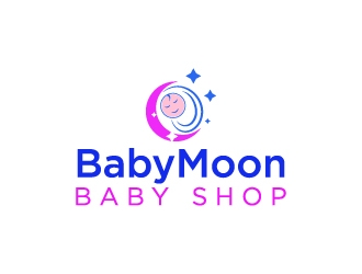 BabyMoon Baby Shop logo design by aryamaity