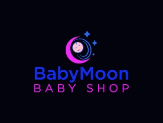 BabyMoon Baby Shop logo design by aryamaity