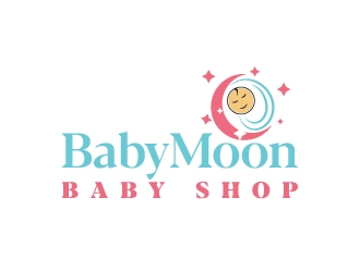BabyMoon Baby Shop logo design by aryamaity