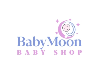BabyMoon Baby Shop logo design by aryamaity