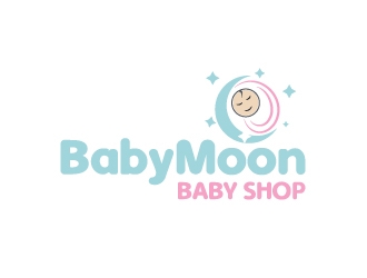 BabyMoon Baby Shop logo design by aryamaity