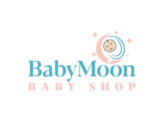 BabyMoon Baby Shop logo design by aryamaity