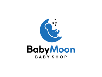BabyMoon Baby Shop logo design by RIANW