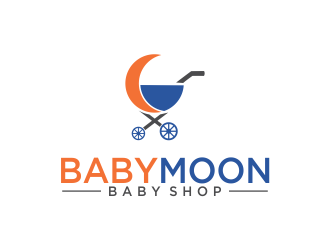 BabyMoon Baby Shop logo design by oke2angconcept