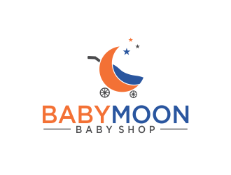 BabyMoon Baby Shop logo design by oke2angconcept