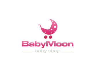 BabyMoon Baby Shop logo design by sodimejo