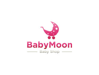BabyMoon Baby Shop logo design by sodimejo