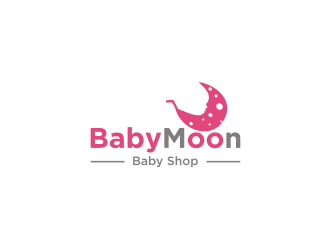 BabyMoon Baby Shop logo design by sodimejo
