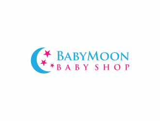 BabyMoon Baby Shop logo design by luckyprasetyo