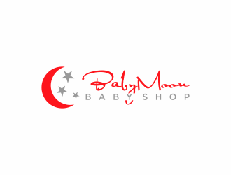 BabyMoon Baby Shop logo design by luckyprasetyo
