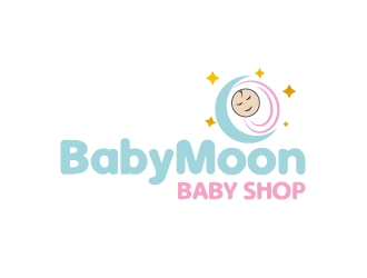 BabyMoon Baby Shop logo design by aryamaity