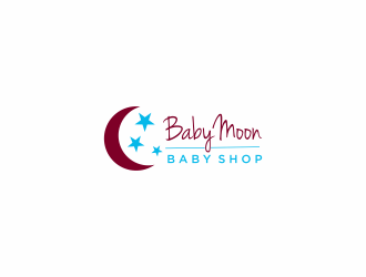 BabyMoon Baby Shop logo design by luckyprasetyo