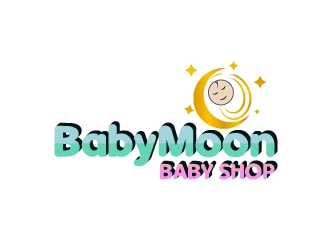 BabyMoon Baby Shop logo design by aryamaity