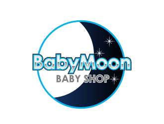 BabyMoon Baby Shop logo design by axel182