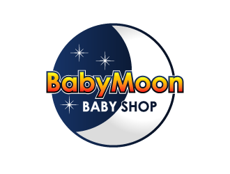 BabyMoon Baby Shop logo design by axel182