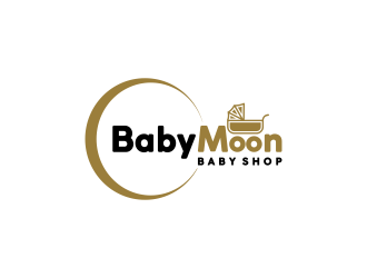 BabyMoon Baby Shop logo design by RIANW