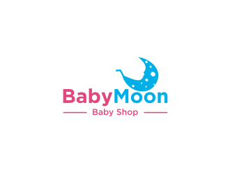 BabyMoon Baby Shop logo design by sodimejo