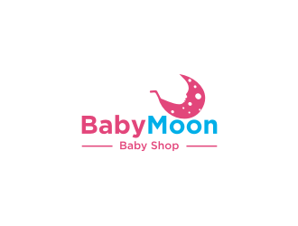 BabyMoon Baby Shop logo design by sodimejo