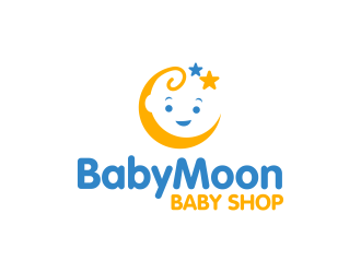 BabyMoon Baby Shop logo design by ingepro