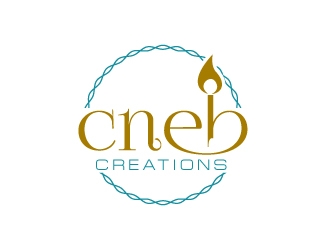 cneb creations logo design by uttam