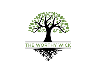 The Worthy Wick logo design by tejo